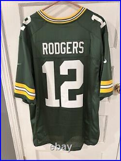 Nike Vapor Aaron Rodgers Green Bay Packers NFL Jersey Size XXL