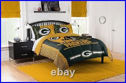 Northwest NFL Green Bay Packers Safety Printed Comforter Set, King Northwest NFL Green Bay Packers Safety Printed Comforter Set, King