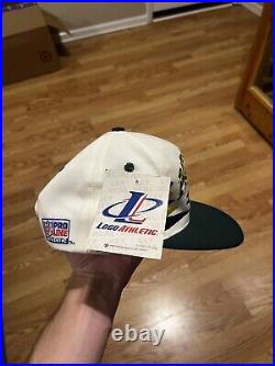 Nwt Vintage Green Bay Packers Diamond Cut Snapback Hat Cap Logo Athletic