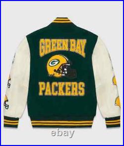 OVO Green Bay Packers Varsity Jacket FREE SHIPPING