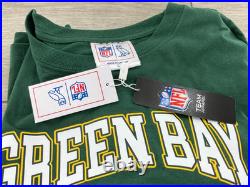 OVO x Nfl Green Bay Packers Rare Long Sleeve Shirt Striped Collab Drake Brand