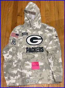 Official Green Bay Packers Nike 2024 Salute To Service Club Pullover Hoodie SM