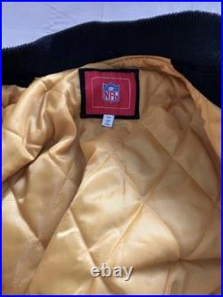Official NFL Brand Men's Vintage Suede Green Bay Packers Varsity Jacket