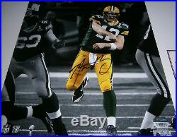 PACKERS Aaron Rodgers signed 11x14 photo with#12 Fanatics COA AUTO Autographed XLV