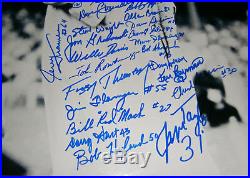 PACKERS Vince Lombardi team signed 16x20 photo 33 AUTOS Taylor Kramer Hornug JSA