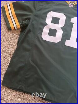 PLAYER WORN Green Bay Packers Jersey Andrew Quarless 2XL Stitched Green Nike