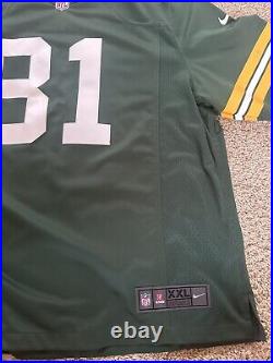 PLAYER WORN Green Bay Packers Jersey Andrew Quarless 2XL Stitched Green Nike