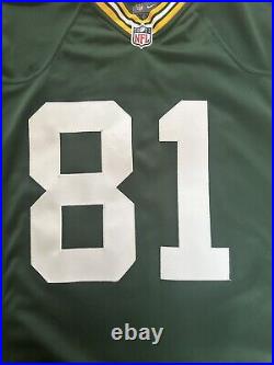 PLAYER WORN Green Bay Packers Jersey Andrew Quarless 2XL Stitched Green Nike