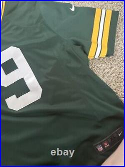 PLAYER WORN Green Bay Packers Jersey Deshone Kizer XL Stitched Green Nike