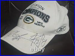 Packers Aaron Rodgers Donald Driver Ryan Grant Hat Cap SIGNED Autographed Auto