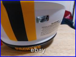 Packers BRETT FAVRE Signed Full Size Authentic LUNAR Speed Helmet
