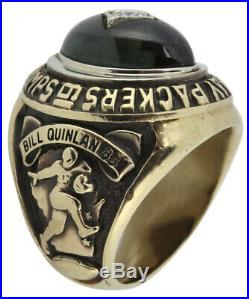 Packers Bill Quinlan 1961 Green Bay Packers Championship Ring PSA/DNA #AF04962