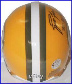 Packers Brett Favre'95'96'97 MVP Signed Mini Helmet Favre COA & Holo