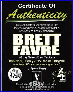 Packers Brett Favre Authentic Signed Green Jersey with Favre Hologram & COA