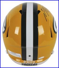 Packers Davante Adams Authentic Signed Full Size Speed Rep Helmet JSA Witness