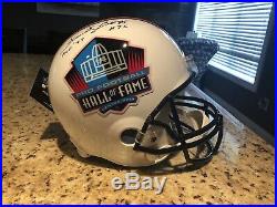 Packers FORREST GREGG Signed Replica HOF Helmet AUTO with HOF 77