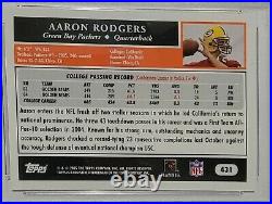 Psa 10 Gem Mint Aaron Rodgers 2005 Topps Football #431 Rookie Card Rc GB Packers