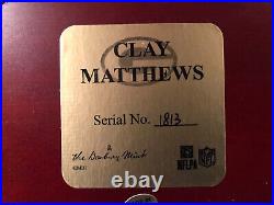 RAREDanbury Mint Green Bay Packers CLAY MATTHEWS In Original Box