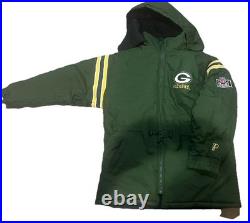 RARE Green Bay Packers Football Starter/ProLine Parka Jacket XL reversible