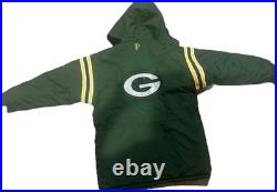 RARE Green Bay Packers Football Starter/ProLine Parka Jacket XL reversible