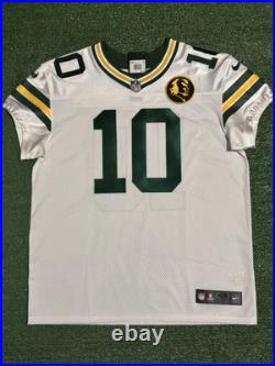 RARE Jordan Love Green Bay Packers Thanksgiving Nike Elite Jersey Size (48) XL