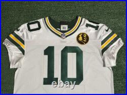 RARE Jordan Love Green Bay Packers Thanksgiving Nike Elite Jersey Size (48) XL
