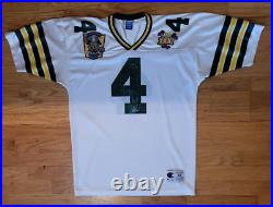 RARE VTG Champion 1997 Brett Favre Green Bay Packers #4 SB XXXI Jersey Sz 44 LG
