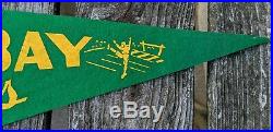 RARE Vintage 1950's Green Bay Packers 29 Felt Pennant NOS