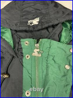 RARE Vintage NFL Pro Line Starter Jacket Size Medium Green Bay Packers Black M