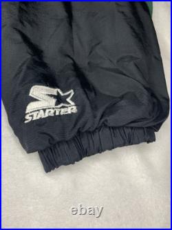 RARE Vintage NFL Pro Line Starter Jacket Size Medium Green Bay Packers Black M