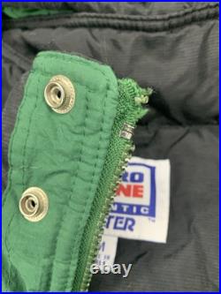 RARE Vintage NFL Pro Line Starter Jacket Size Medium Green Bay Packers Black M