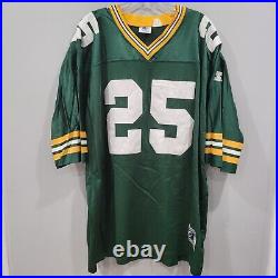 RARE Vintage Starter Authentic Green Bay Packers Dorsey Levens 25 Jersey 54 2XL