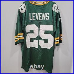 RARE Vintage Starter Authentic Green Bay Packers Dorsey Levens 25 Jersey 54 2XL