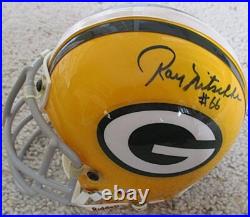 RAY NITSCHKE (d 1998) Signed & Inscribed GREEN BAY PACKERS Mini Helmet JSA RAY NITSCHKE (d 1998) Signed & Inscribed GREEN BAY PACKERS Mini Helmet JSA