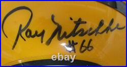 RAY NITSCHKE (d 1998) Signed & Inscribed GREEN BAY PACKERS Mini Helmet JSA RAY NITSCHKE (d 1998) Signed & Inscribed GREEN BAY PACKERS Mini Helmet JSA