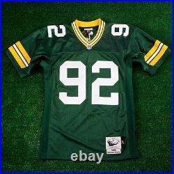 REGGIE WHITE 1996 Green Bay Packers MITCHELL & NESS Authentic Home Green Jersey