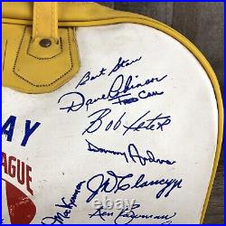 Rare 1969 NFL Green Bay Packers Duffle Bag Bart Starr, Ray Nitschke, & More