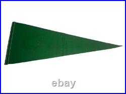 Rare Early 1940's-50's GREEN BAY PACKERS Original Felt Pennant Flag Green