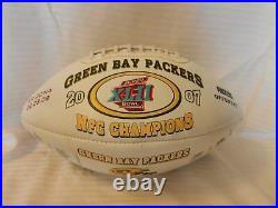 Rare Green Bay Packers 2007 NFC Champions Limited Edition Embossed Football