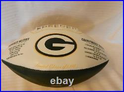 Rare Green Bay Packers 2007 NFC Champions Limited Edition Embossed Football