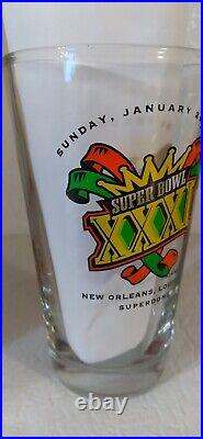 Rare Green Bay Packers Super Bowl XXXI Pint Glass, 31, Champions, Champs