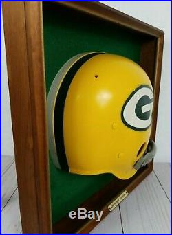 Rare Vintage 1960's Green Bay Packers Riddell Football Half Helmet Wall Plaque
