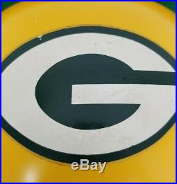 Rare Vintage 1960's Green Bay Packers Riddell Football Half Helmet Wall Plaque