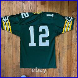 Rare Vintage 80s Green Bay Packers #12 Sand Knit Football Jersey Large