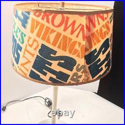 Rare Vintage Green Bay Packers Lamp 1960s NFL