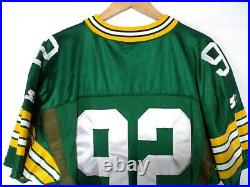 Rare Vtg STARTER PRO LINE Green Bay Packers #92 Reggie White Jersey 48 (No Name)