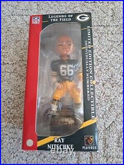 Ray Nitschke Green Bay Packers Rare Le Legends Of The Field Bobblehead Mint
