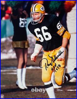 Ray Nitschke signed Green Bay Packers 8x10 Photo HOF 1978- Beckett ReviewithPhoto