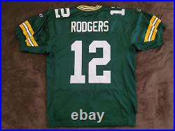 Reebok 2008-2011 Aaron Rogers Green Bay Packers NFL Jersey Size 48