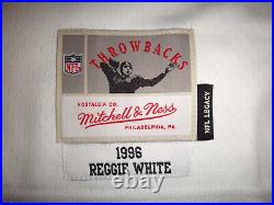 Reggie White 1996 Mitchell & Ness GB Packers Men's Throwback Split Legacy Jersey